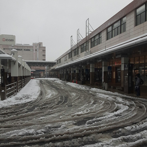 雪が残る松江駅 | Flickr