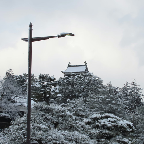 雪の松江城 | Flickr