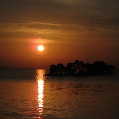 今日の宍道湖 (夕景) Evening view of Lake Shinji-ko | Flickr
