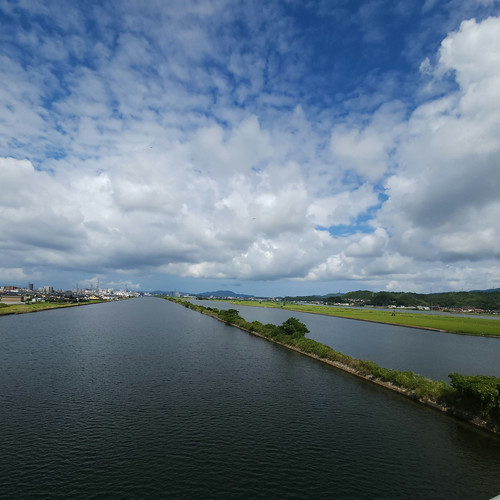 大橋川 from 縁結び大橋 | Flickr