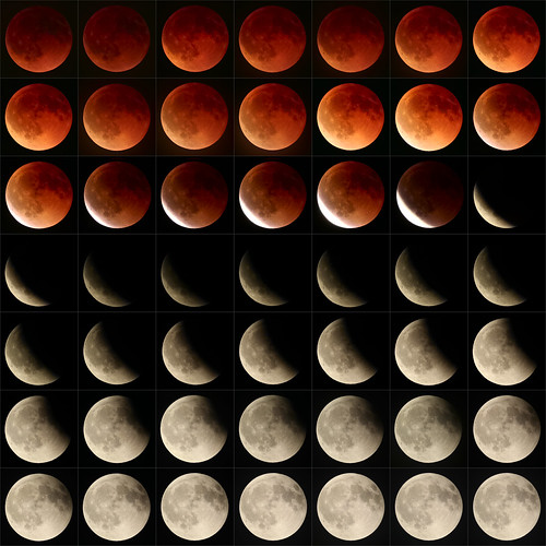Views of the Blood Moon Lunar Eclipse | Flickr (PD)