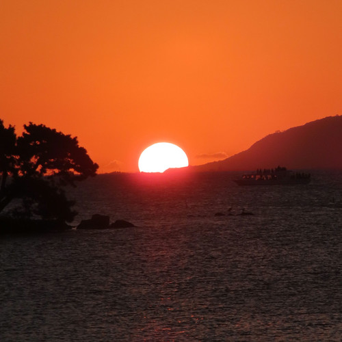 日没（宍道湖 嫁ヶ島） | Flickr