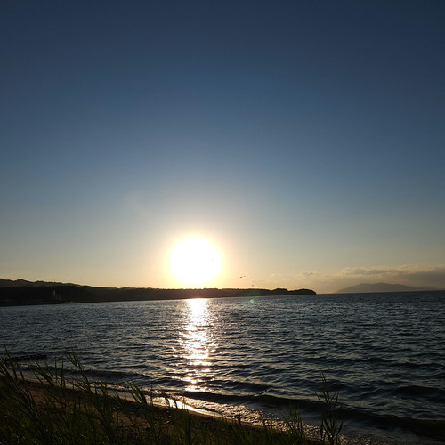 宍道湖夕景（玉湯川河口） | Flickr