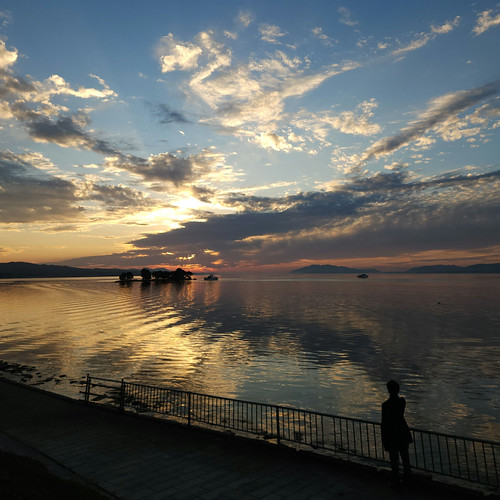 宍道湖 夕景（嫁ヶ島） | Flickr