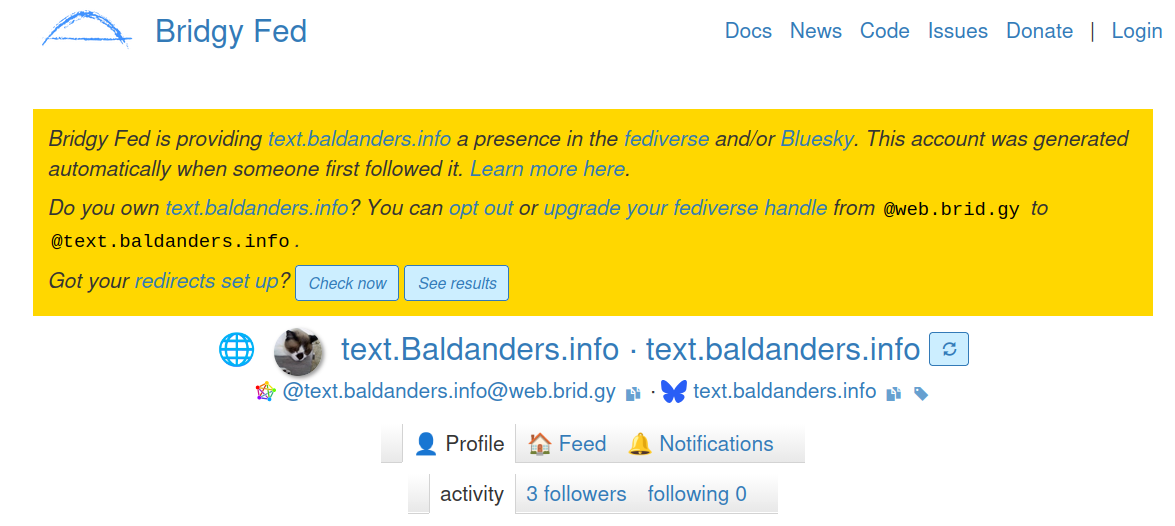 text.baldanders.info profile - Bridgy Fed