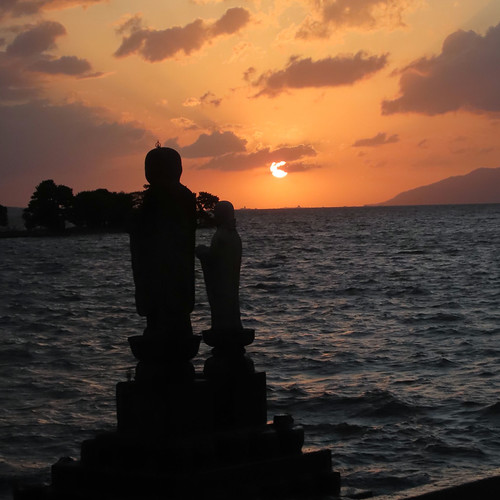 今日の宍道湖（嫁ヶ島、袖師地蔵 夕景） | Flickr